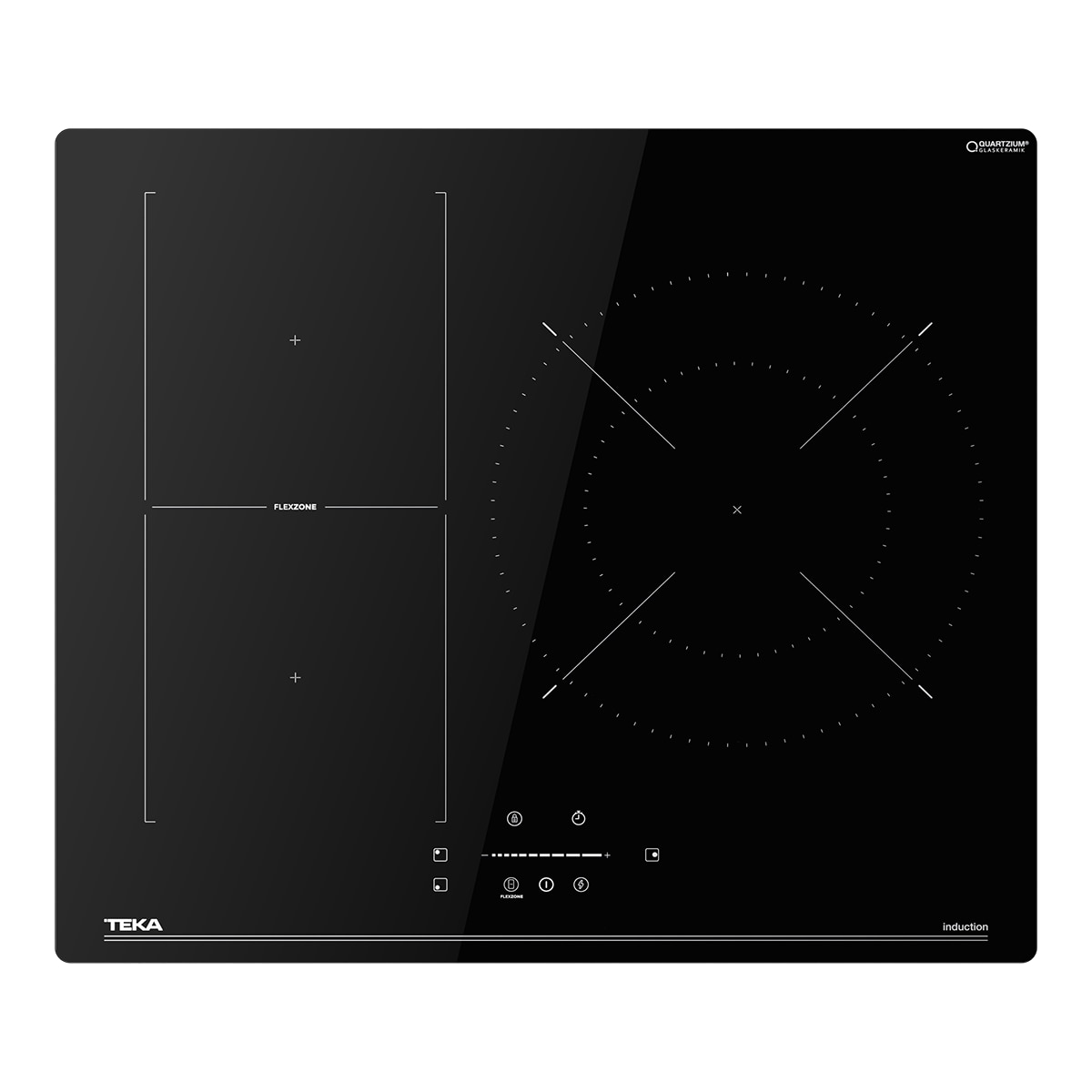 Placa Inducción Teka con 3 zonas de cocción - IBF 63210 SSM Negro-1
