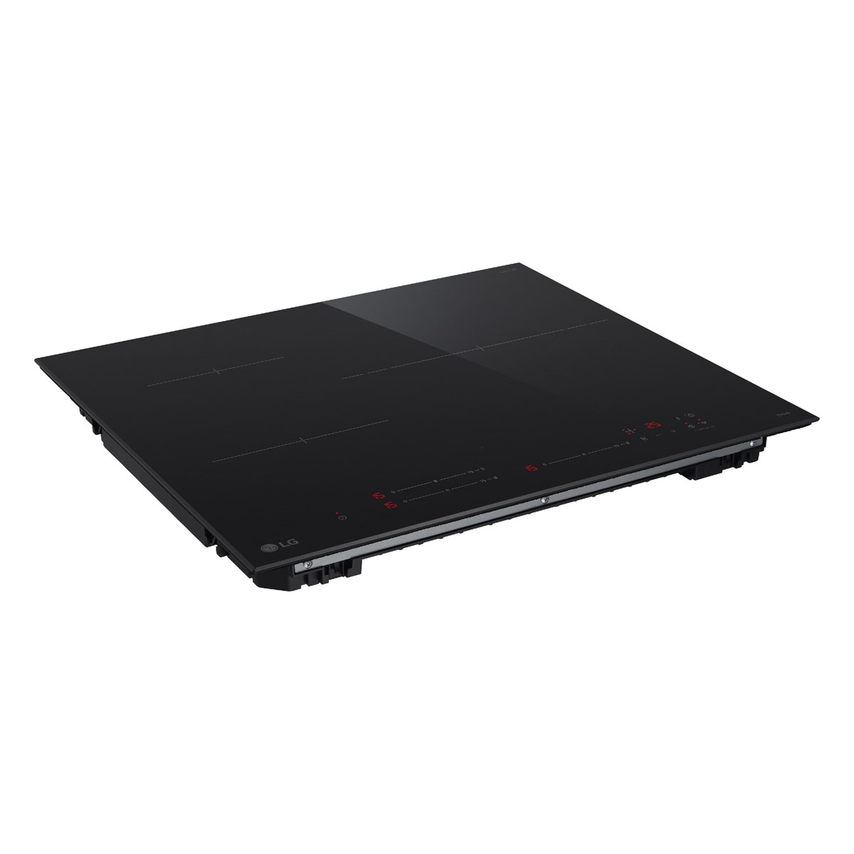 Placa de inducción LG con 2 zonas y 1 gigante 32 cm, 59 cm - CI5Z2421BN Cristal negro-2
