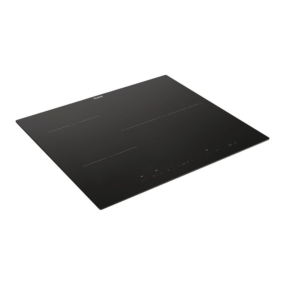 Placa de inducción Haier, 3 zonas con paellero de 32 cm, 9 niveles de potencia - HAI63DC Negro-2