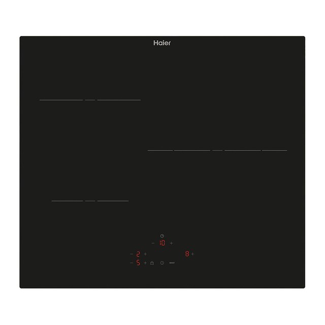 Imagen 0 de Placa de inducción Haier, 3 zonas con paellero de 29 cm, 9 niveles de potencia - HAI633CD/E1