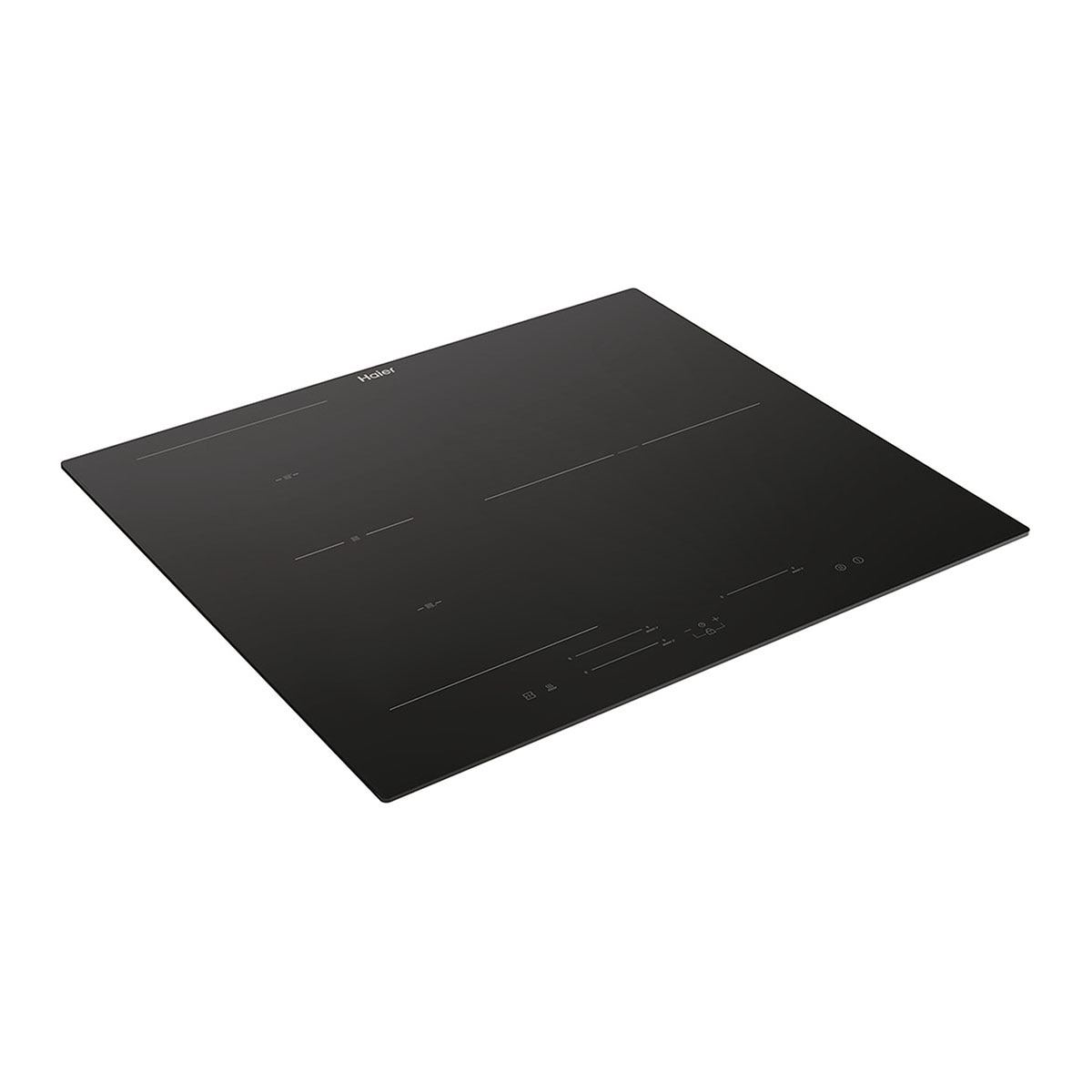 Placa de inducción Haier, 3 zonas + Zona Flex, 9 niveles de potencia - HAIS63MC/G3 Negro-2