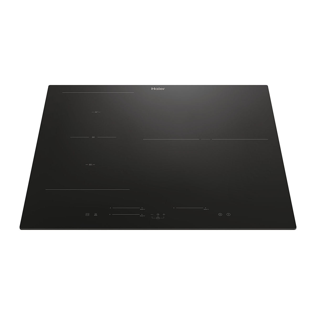 Placa de inducción Haier, 3 zonas + Zona Flex, 9 niveles de potencia - HAIS63MC/G3 Negro-3