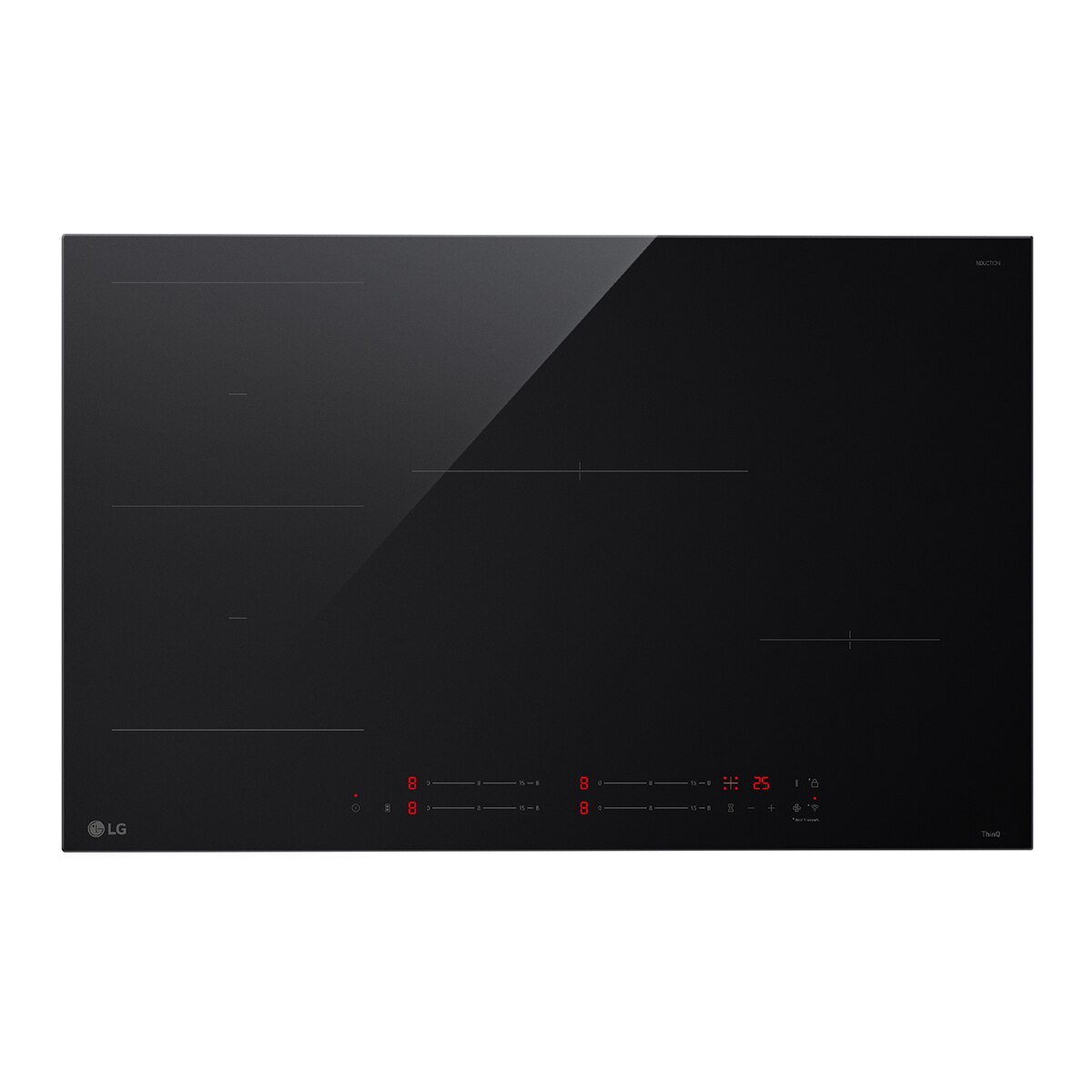 Placa de inducción LG con 4 zonas, 80cm- CI5Z3025BN Negro-1