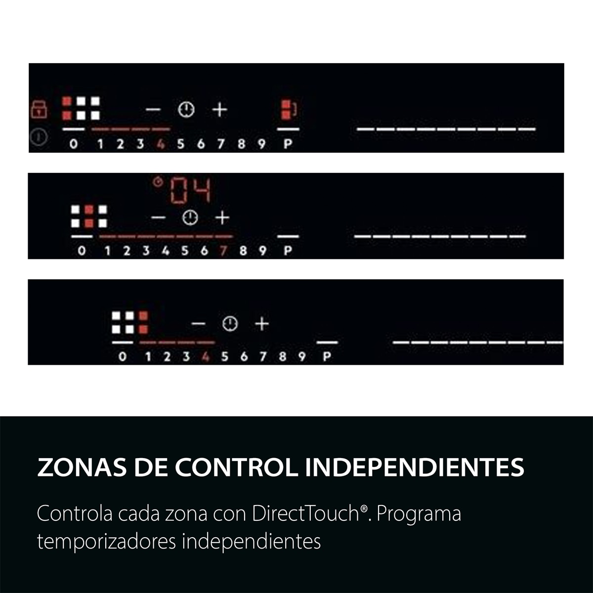 Placa inducción AEG con 6 zonas de cocción - TR84IT00FB Negro-4