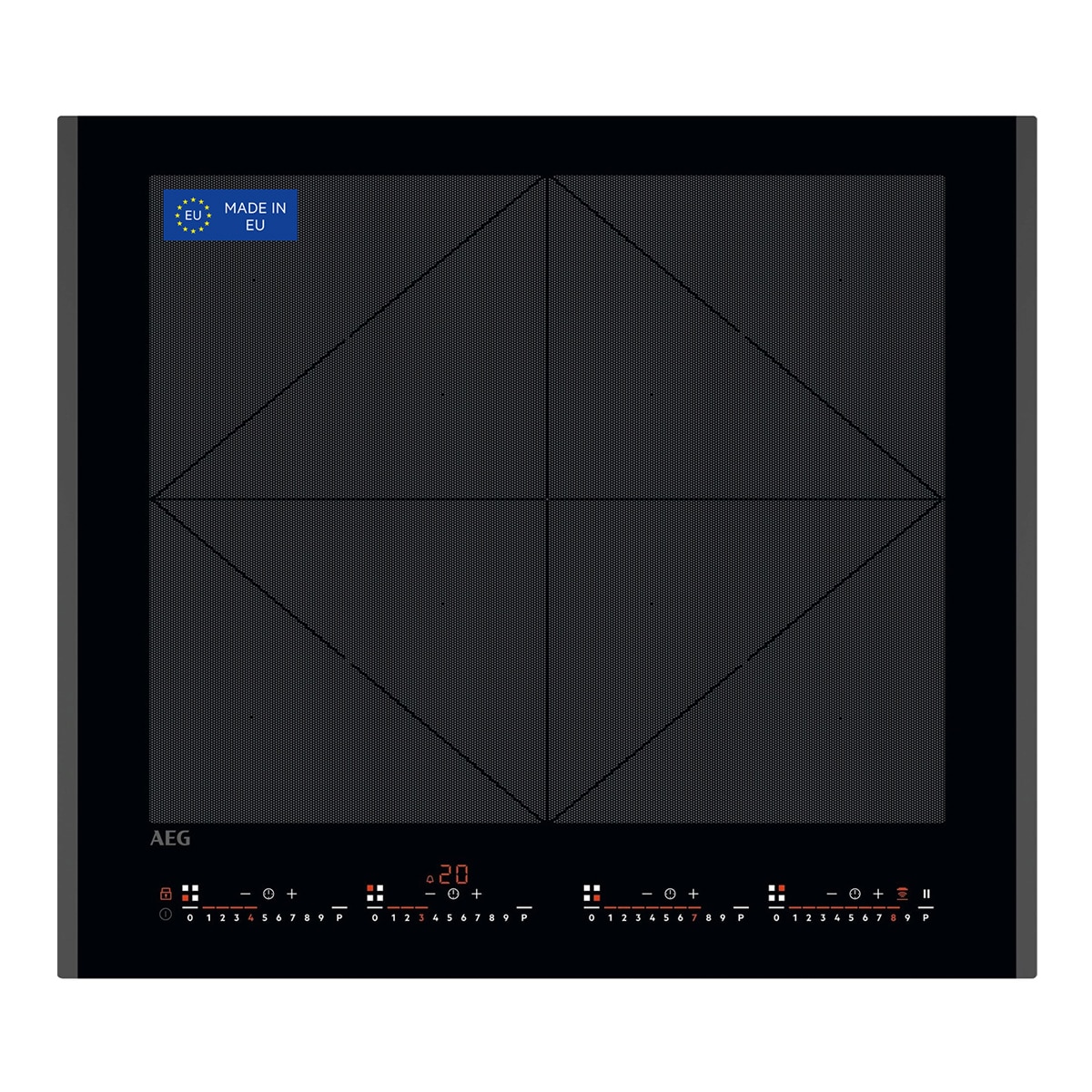 AEG – Placa inducción AEG con 4 zonas de cocción – TR64IT00FB.