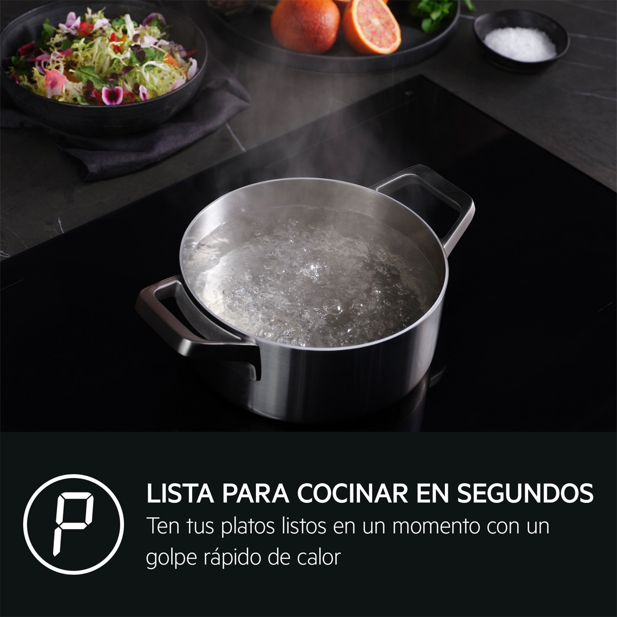 Placa inducción AEG con 3 zonas de cocción - TI63IQ1BFB Negro-6