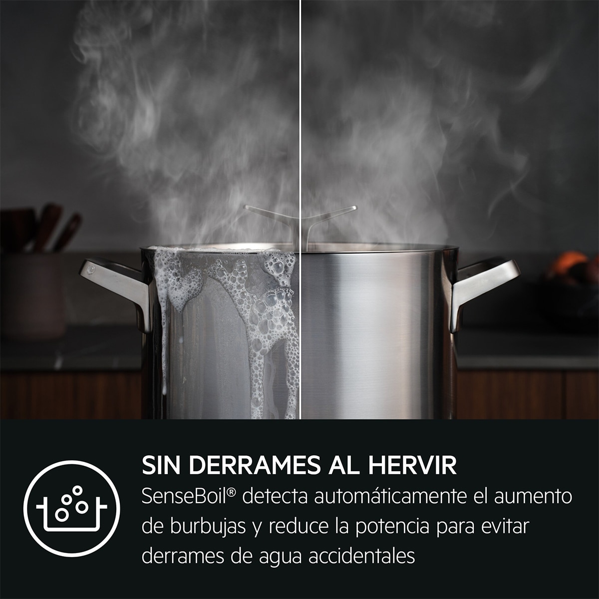 Placa inducción AEG con 3 zonas de cocción - TI63IQ1BFB Negro-7