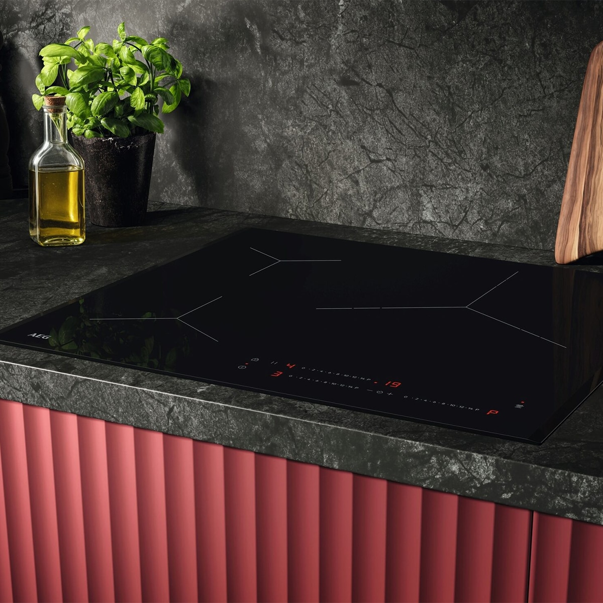 Placa inducción AEG con 3 zonas de cocción - TO63IV0FFB Negro-7