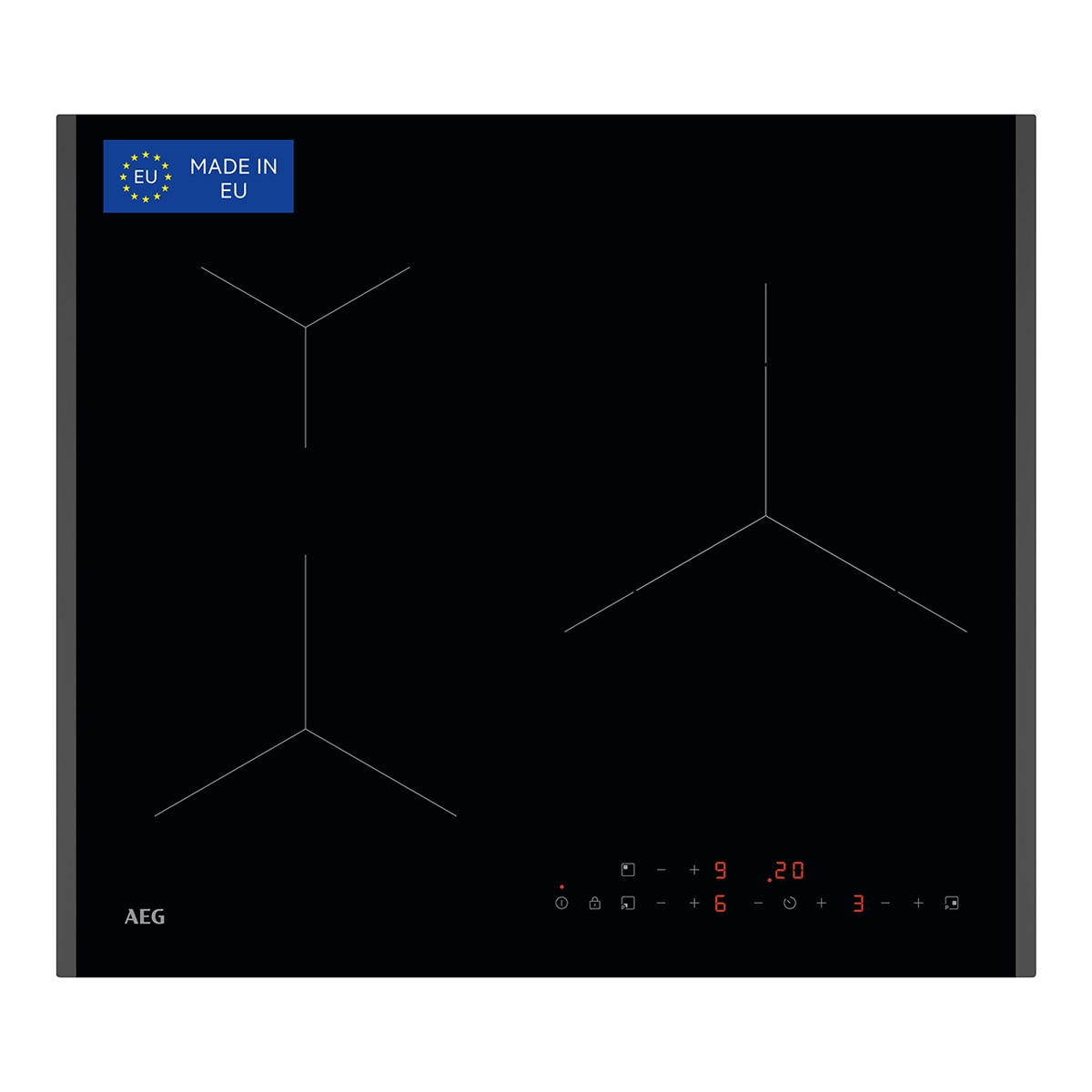 AEG – Placa inducción AEG con 3 zonas de cocción – TN63IP0BFB.