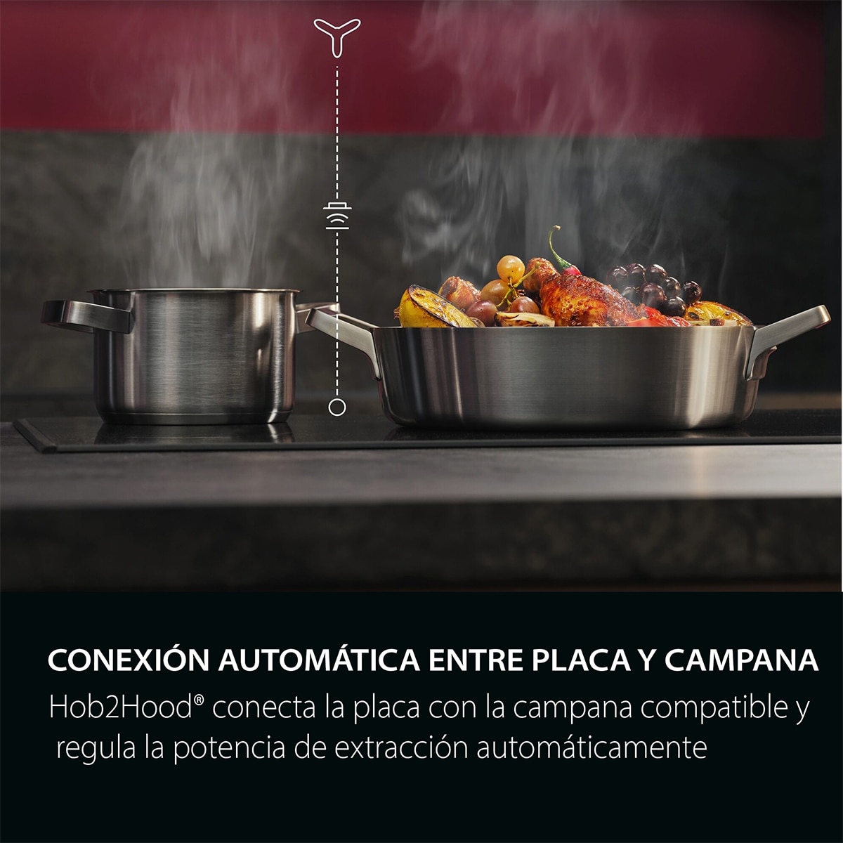 Placa inducción AEG con 3 zonas de cocción - TI63IQ10IB Negro-7
