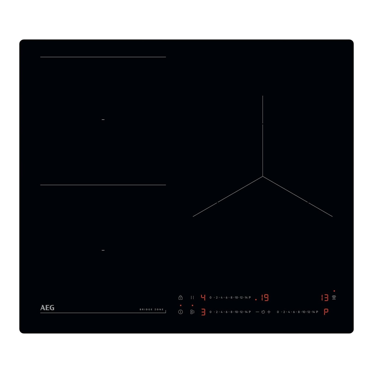 Imagen 0 de Placa inducción AEG con 3 zonas de cocción - TO63IQ0BIB