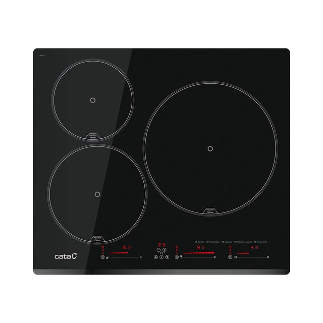 Imagen 0 de Placa inducción Cata con 3 zonas de cocción - 6003 E2 BK
