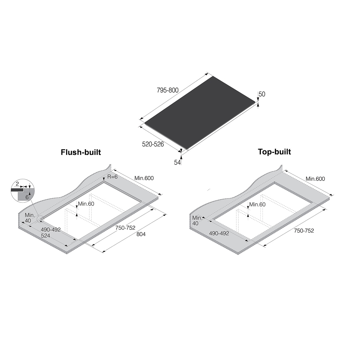 Placa inducción Asko 4 zonas de cocción - HI2842FBG1 Cristal negro-2