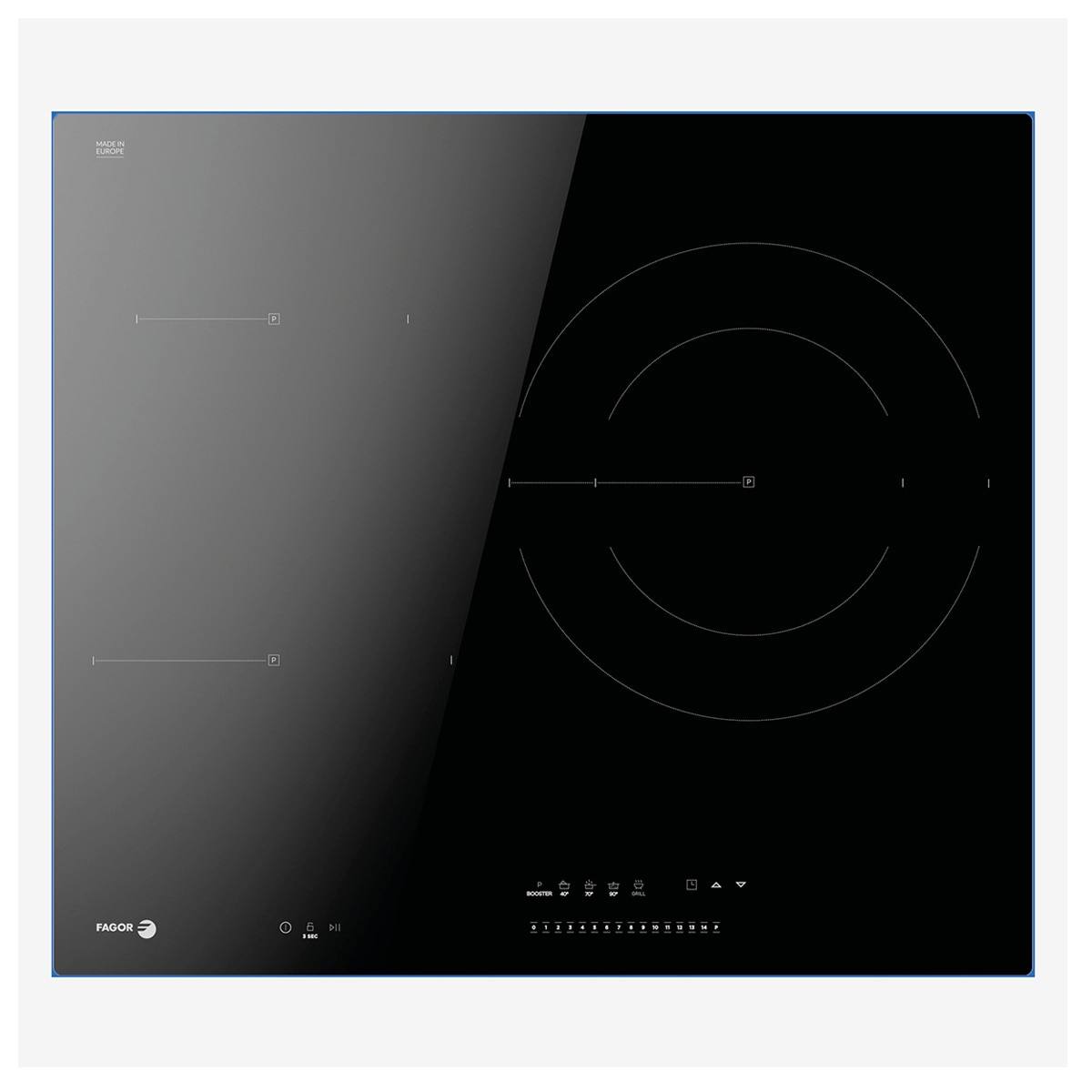 Imagen 0 de Placa de Induccion Fagor con 3 zonas Comfort - 4IF-30BC