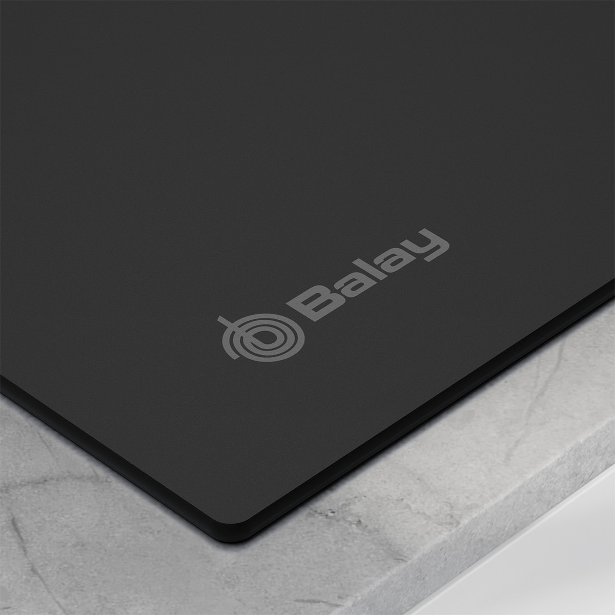 Placa de inducción Balay, 60 cm, zona 32 cm, sin marco inoxidable, Negro - 3EB967MH Negro-3