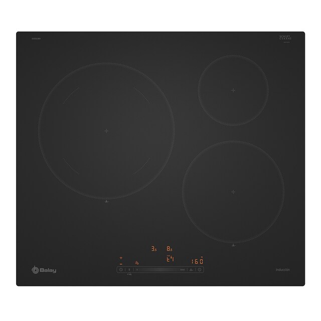 Imagen 0 de Placa de inducción Balay, 60 cm, Control de temperatura del aceite, Negro - 3EB965MH