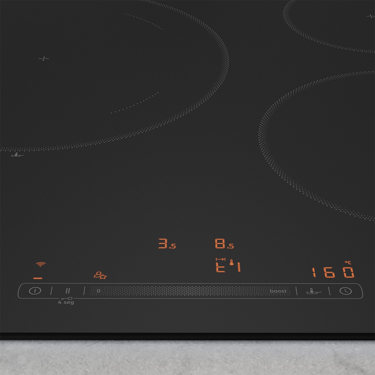 Placa de inducción Balay, 60 cm, Control de temperatura del aceite, Negro - 3EB965MH Negro-4