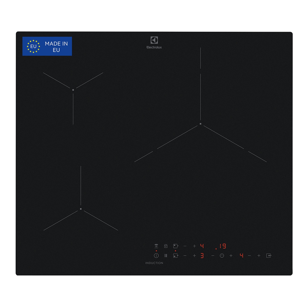 Imagen 0 de Placa de inducción Electrolux con 3 zonas de cocción - EIT61336CT