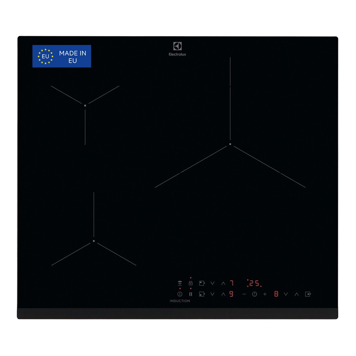Imagen 0 de Placa de inducción Electrolux con 3 zonas de cocción - EIT61336