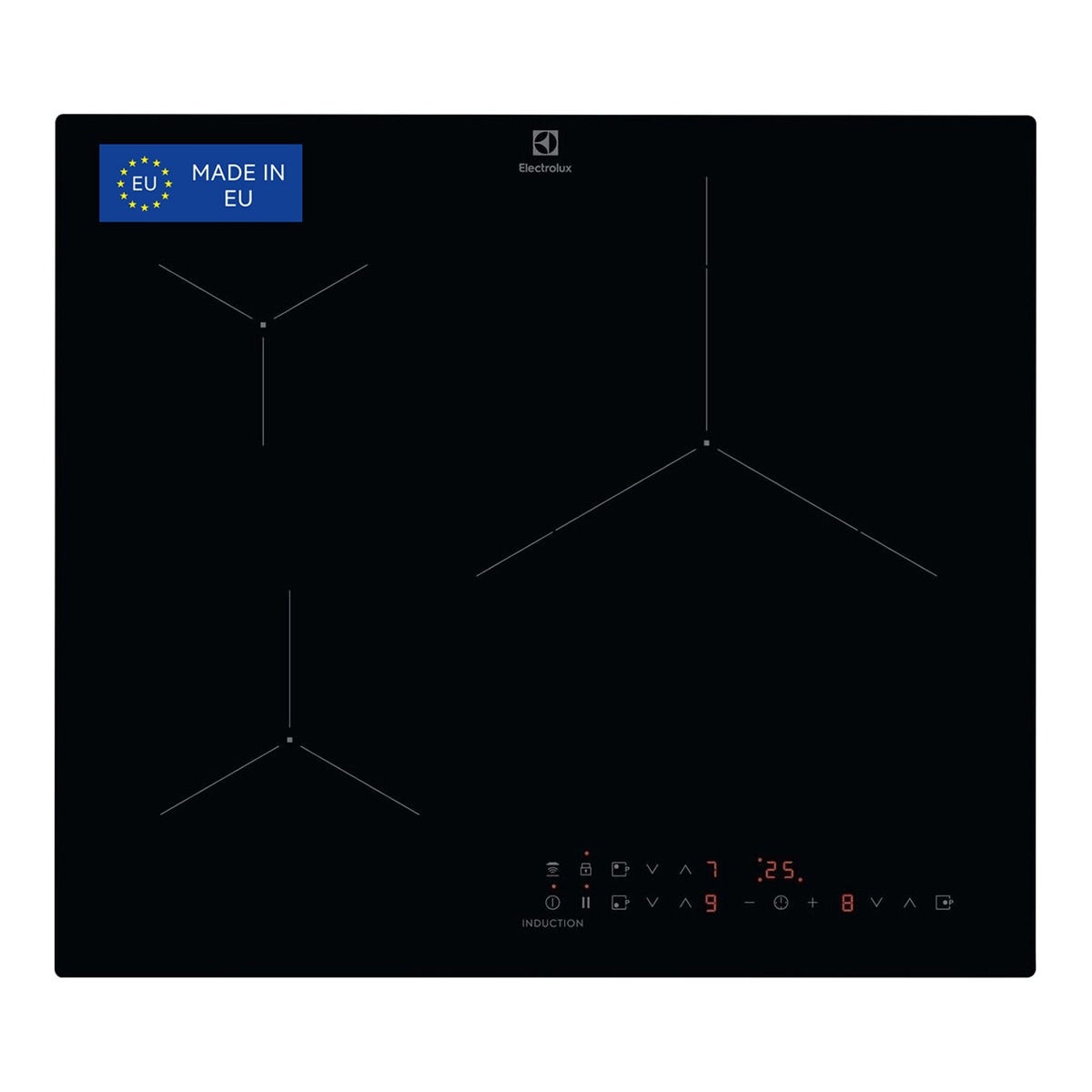 Imagen 0 de Placa de inducción Electrolux con 3 zonas de cocción - EIT61336CB