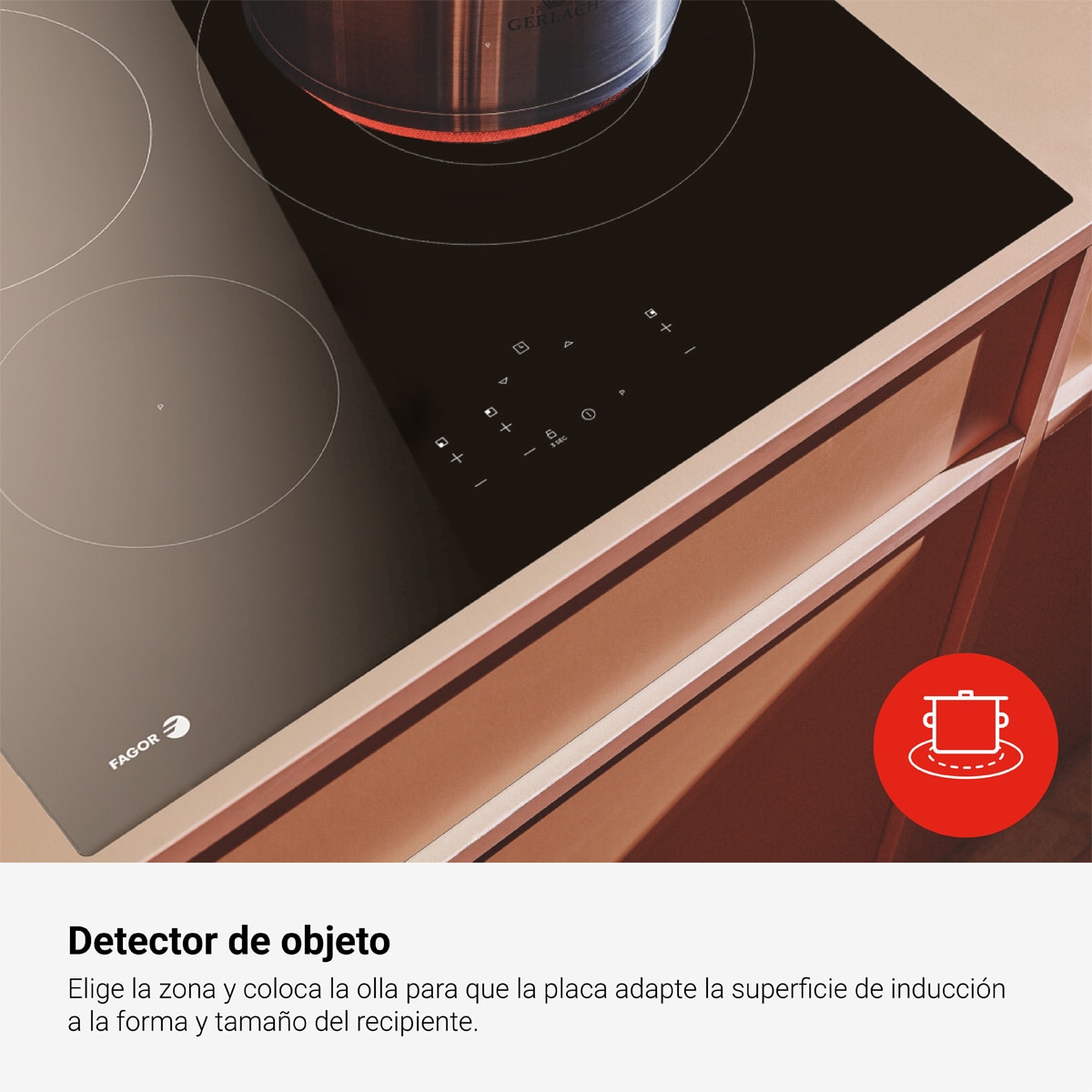 Placa de inducción Fagor con zona gigante de 30 cm Classic - 3IF-332AC 4