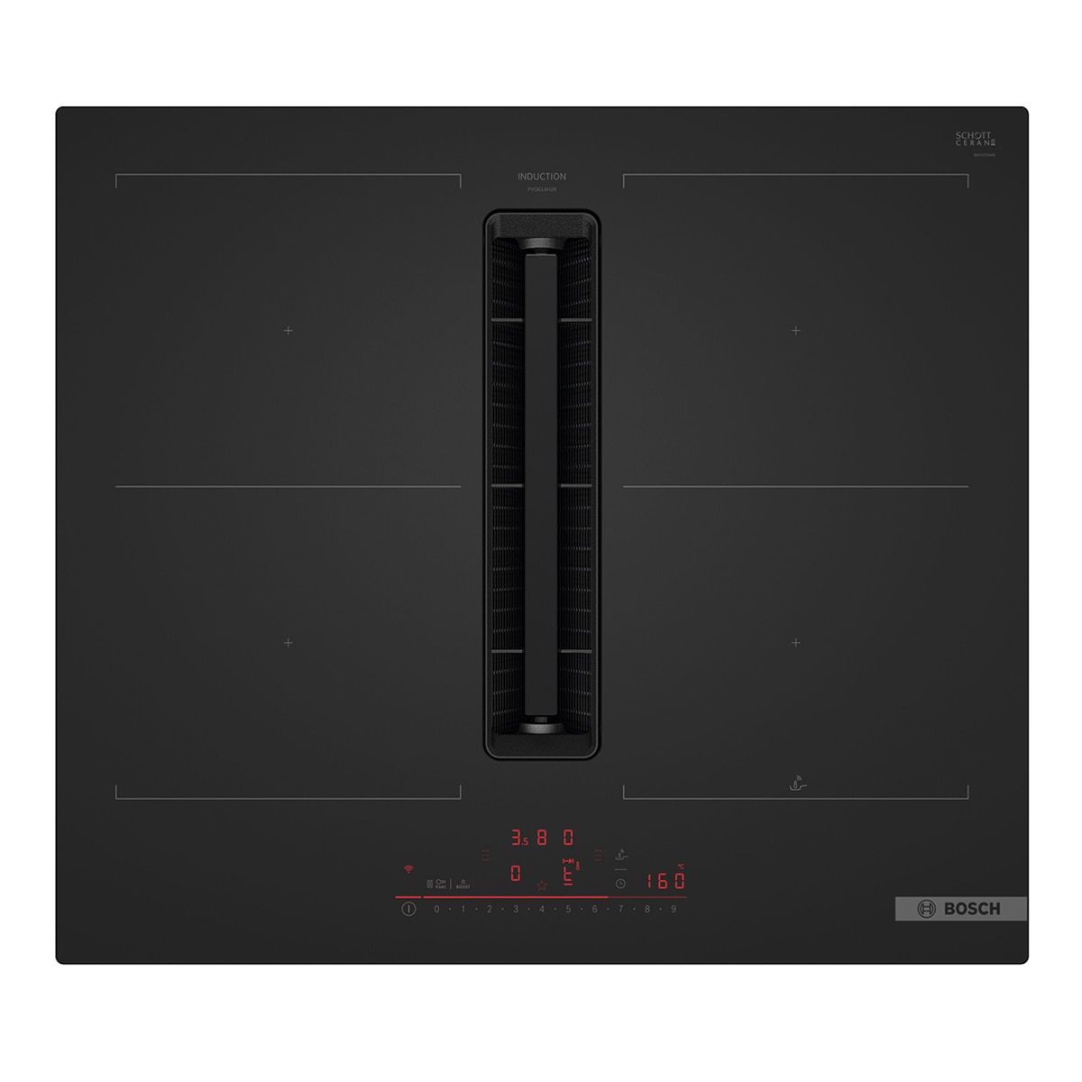 Imagen 0 de Placa de Inducción con extractor integrado Bosch, Serie 6, Control DirectSelect - PVQ61AH26E
