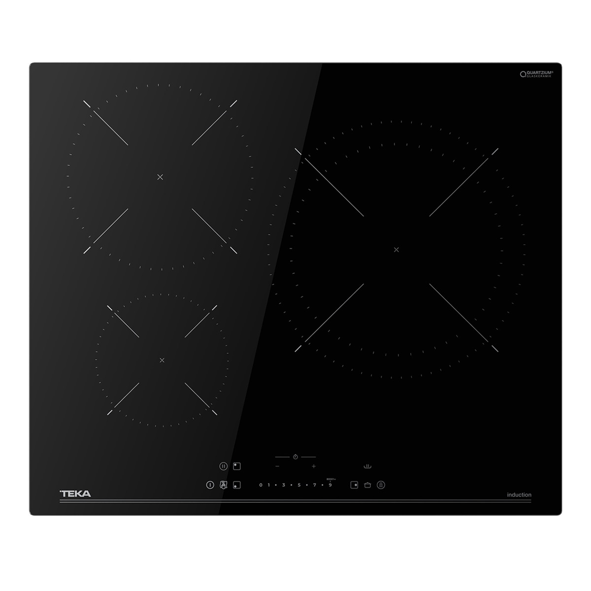 Imagen 0 de Placa inducción Teka 3 zonas de cocción control MultiSlider - IBC 63115 SSM BK