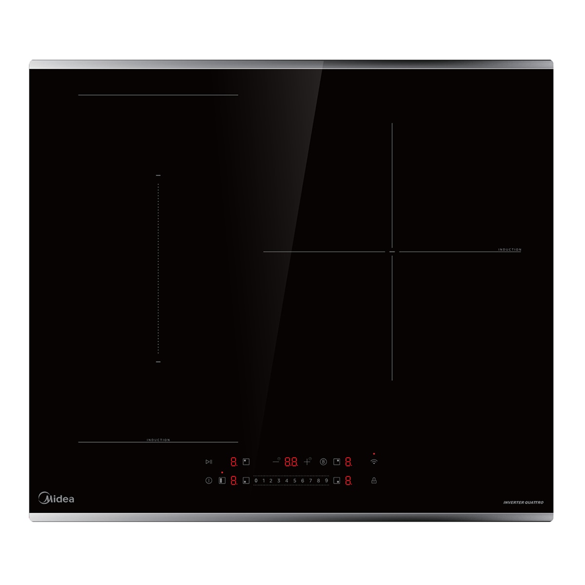 Imagem 0 de Placa de Indução Midea MIH743BE325GK com uma Zona Flex - Preto