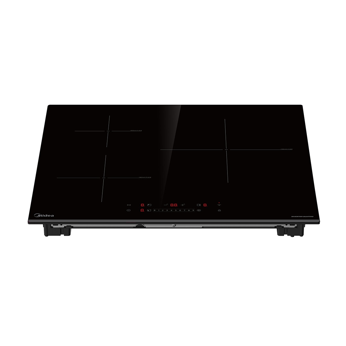 Placa de Indução Midea MIH743E325GK com 3 Zonas - Preto Preto-14