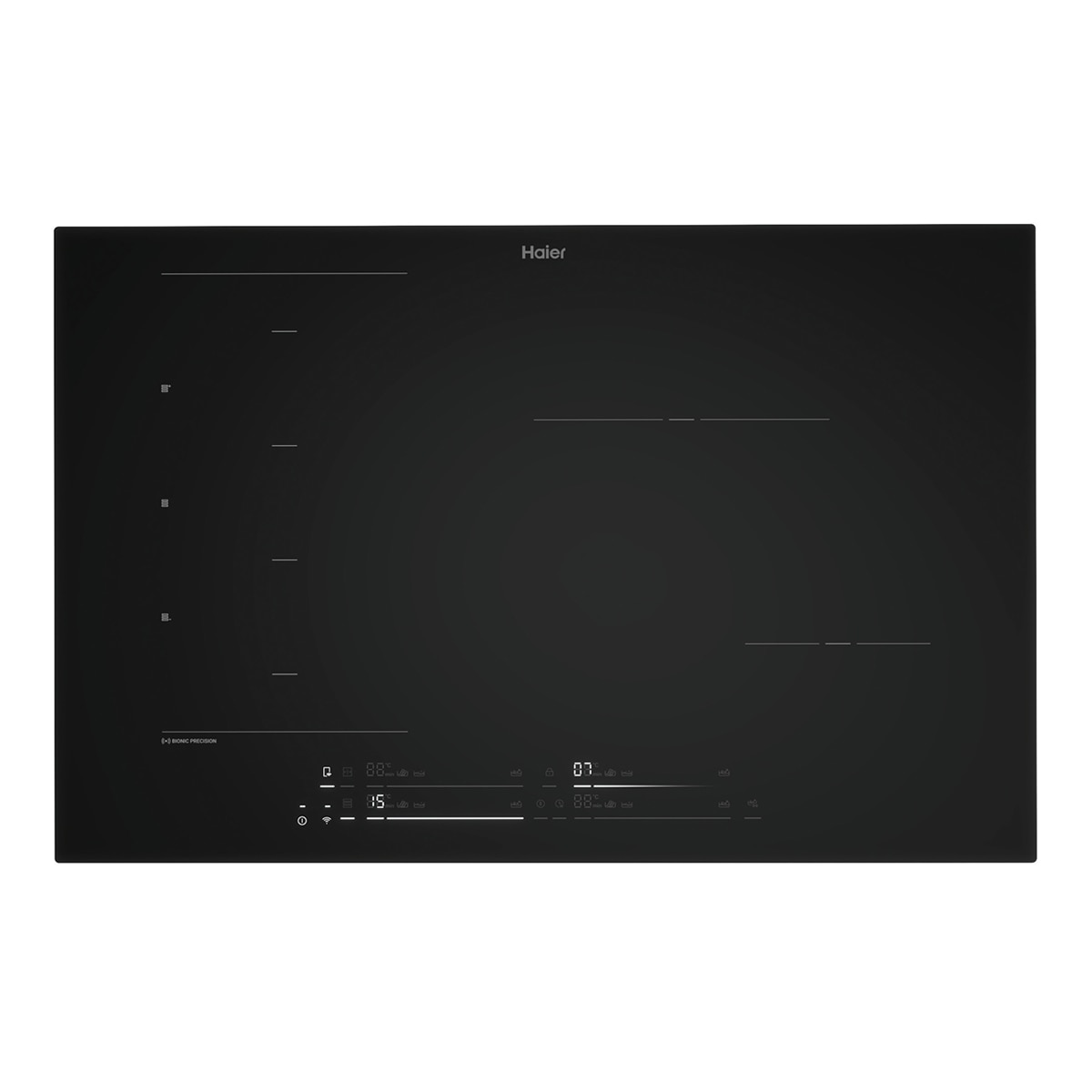Haier - Placa de inducción Haier 6 zonas de cocción ID Series 6 Multizona VaryCook - HAMTCB86IWCS.