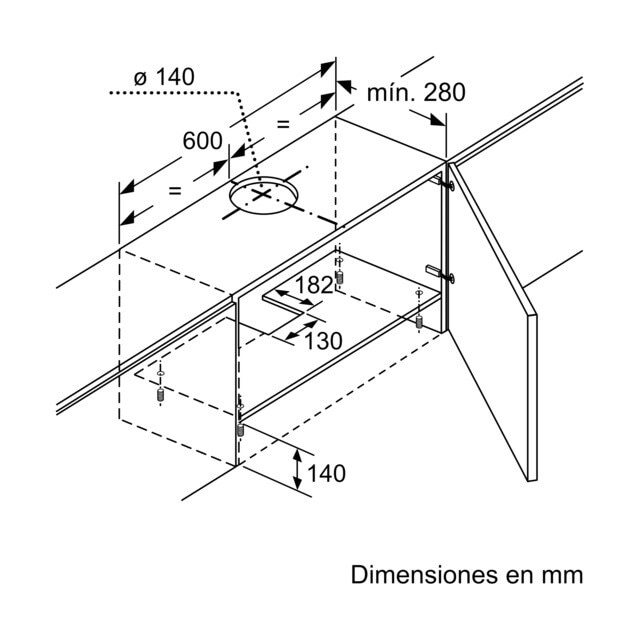 Campana telescópica Balay iluminación LED - 3BT262MX Metálico-3