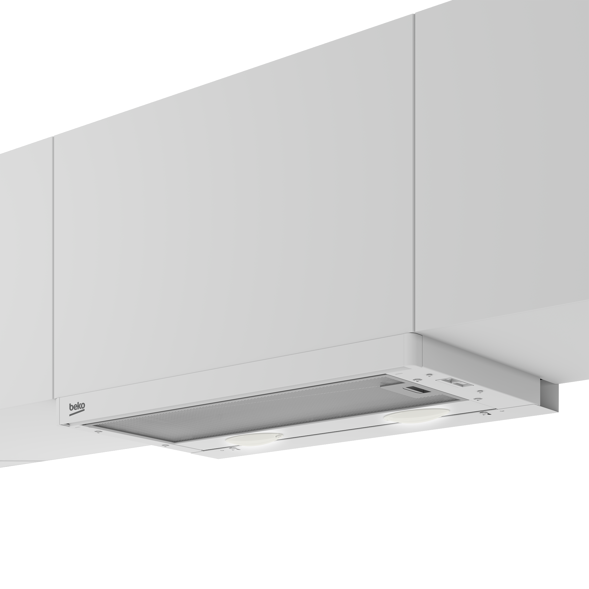 Campana telescópica Beko 3 niveles de potencia - CTB 6407 W Blanco-2