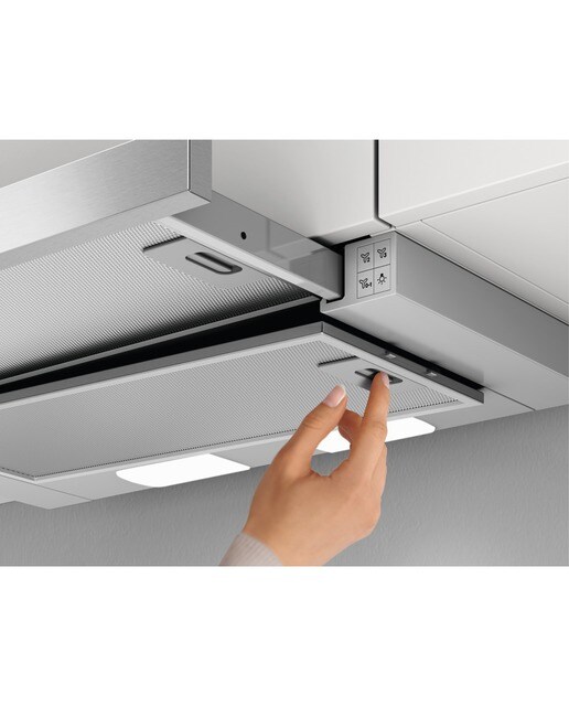 Exaustor Telescópico Encastrável AEG DPB3632S de 3 Velocidades e de 60 cm - Silver Inox-6