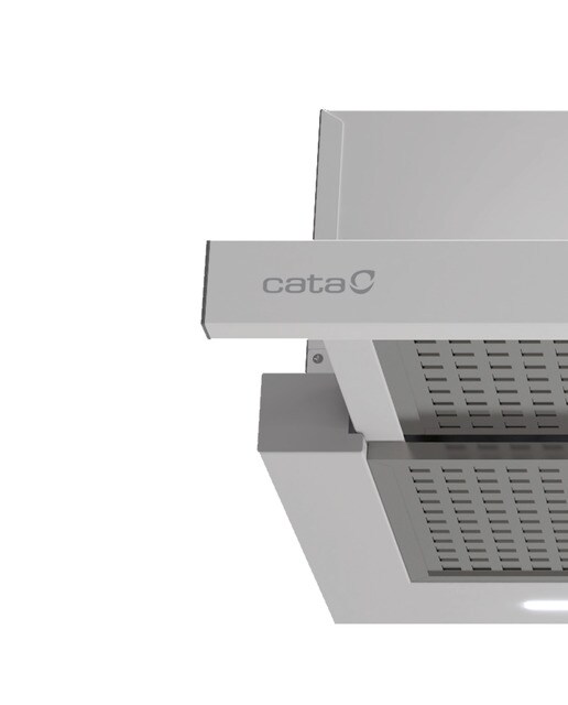 Exaustor Telescópico Cata TFH 6830 GWH de 5 Velocidades + Turbo e de 59,8 cm - Branco Branco-4