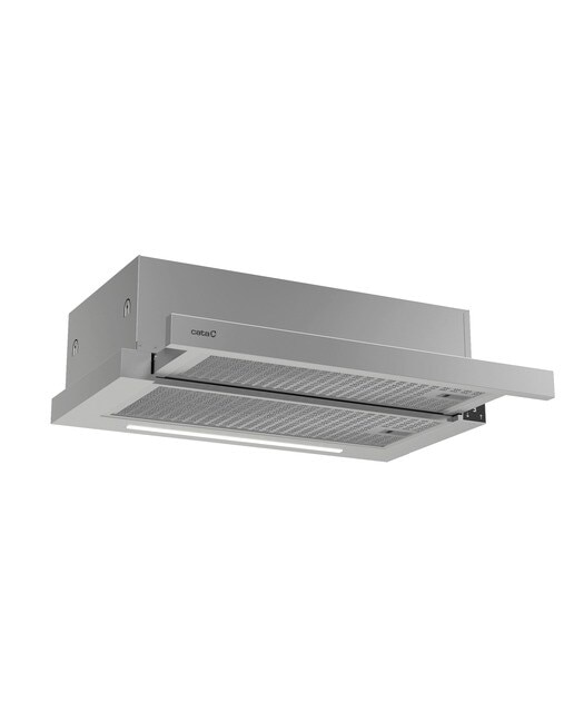 Exaustor Telescópico Encastrável Cata TFH-6430 X /B com 3 Níveis de Extração + Turbo e de 60 cm - Inox Inox-1