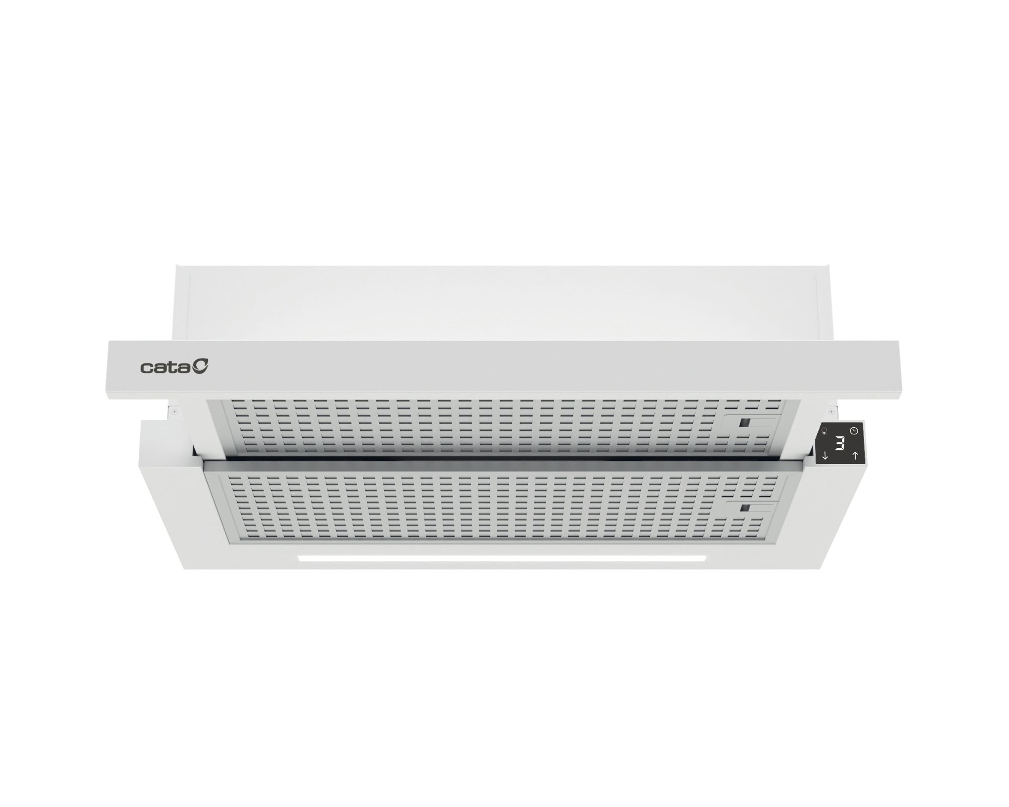 Exaustor Telescópico Encastrável Cata TFH-6430 GWH /B com 3 Níveis de Extração + Turbo e de 60 cm - Branco Branco-3