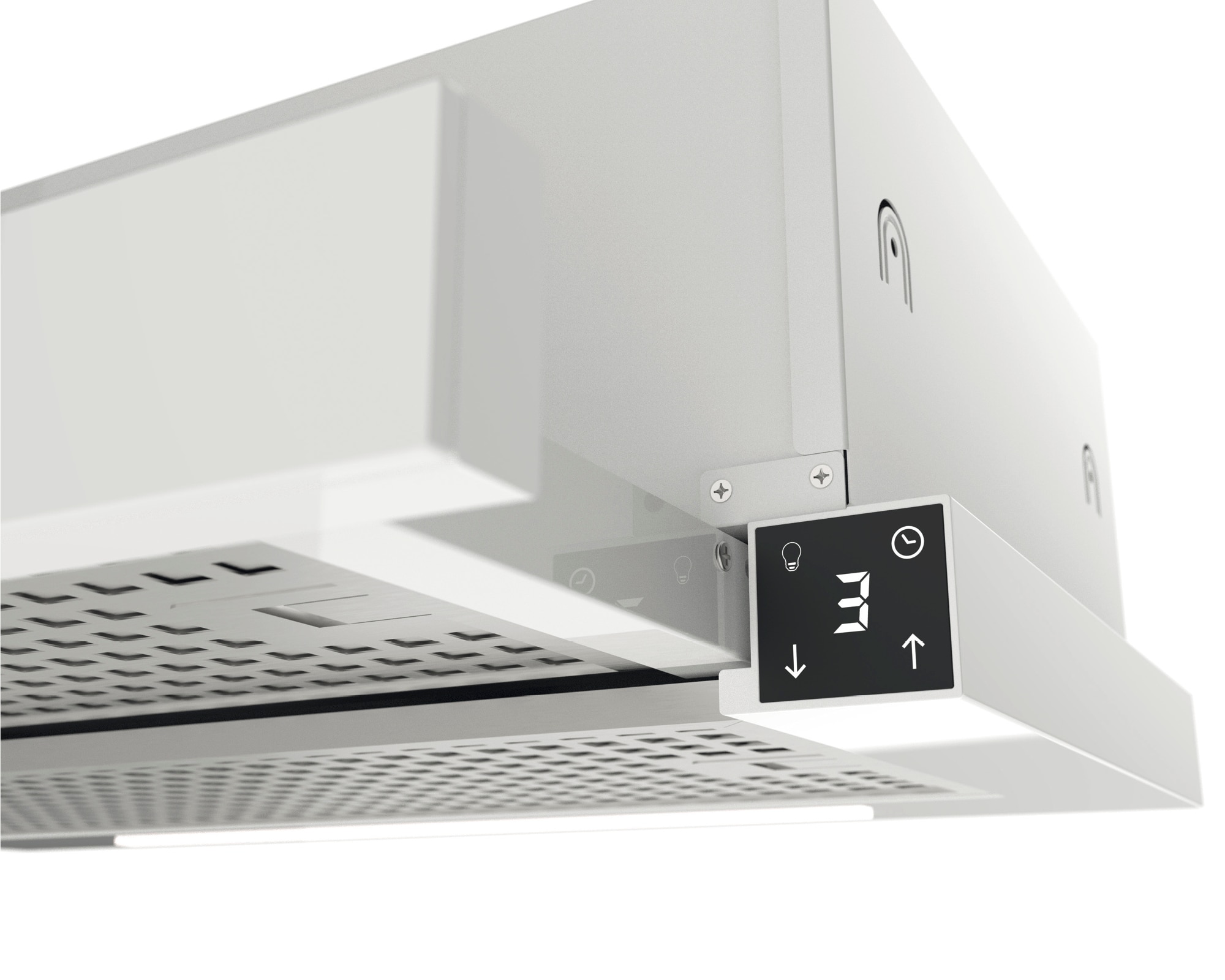 Exaustor Telescópico Encastrável Cata TFH-6430 GWH /B com 3 Níveis de Extração + Turbo e de 60 cm - Branco Branco-5