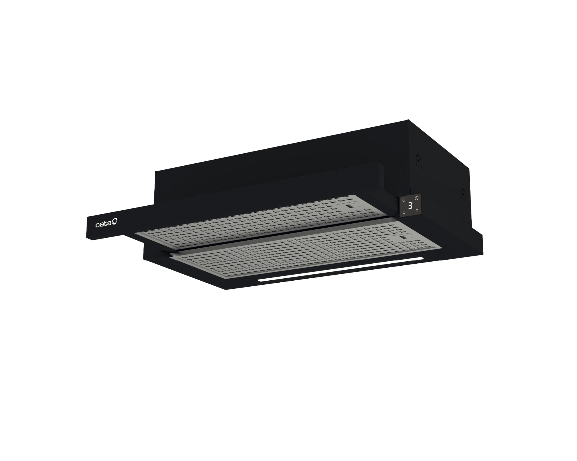 Exaustor Telescópico Encastrável Cata TFH-6430 GBK /B de 3 Velocidades + 1 Turbo e de 60 cm - Preto Preto-4