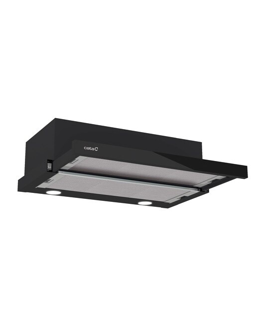 Exaustor Telescópico Encastrável Cata TF-2003 600 GBK /B de 3 Velocidades e de 60 cm - Preto Preto-2