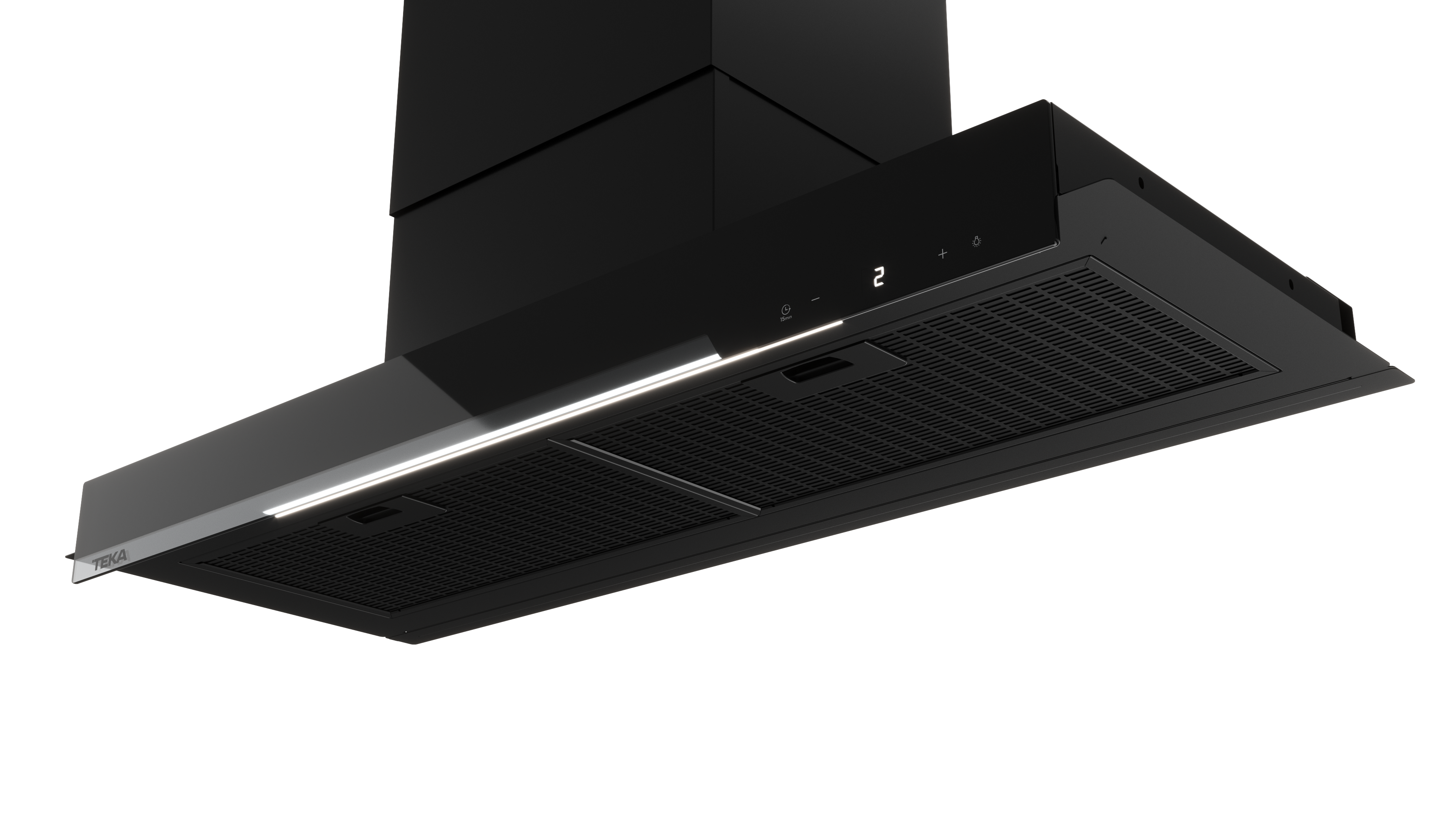 Campana Integra GFI 97350 EOS BK con 3 velocidades + 1 intensiva - GFI 97350 EOS BK Negro-2