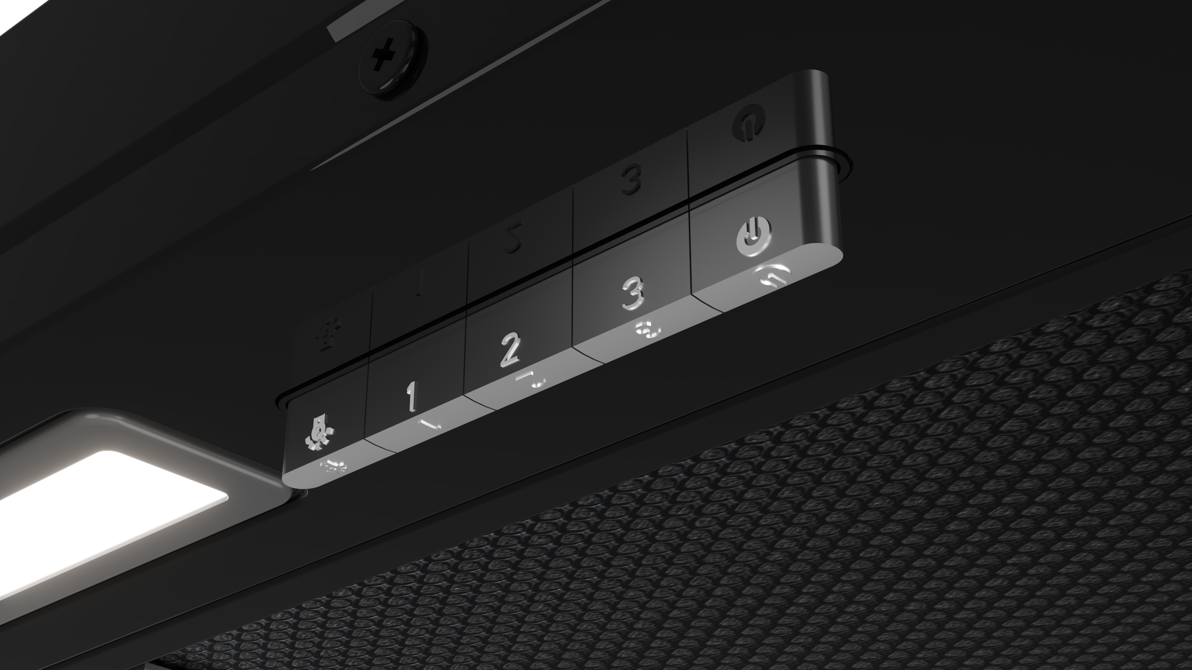 Campana Integra Teka con 3 velocidades- GFI 63030 KOS BK - Negro Negro-3