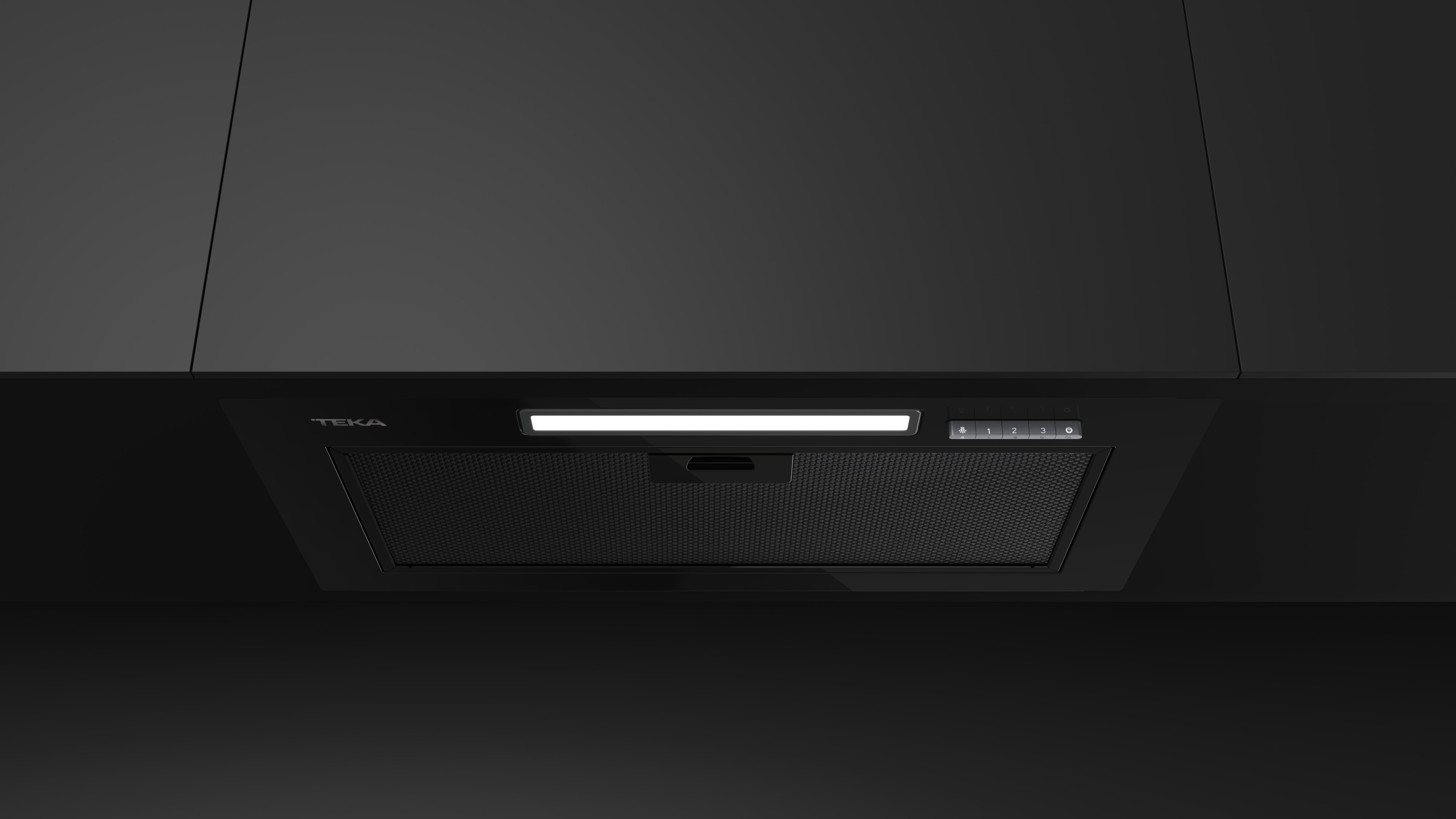 Campana Integra Teka con 3 velocidades- GFI 63030 KOS BK - Negro Negro-4