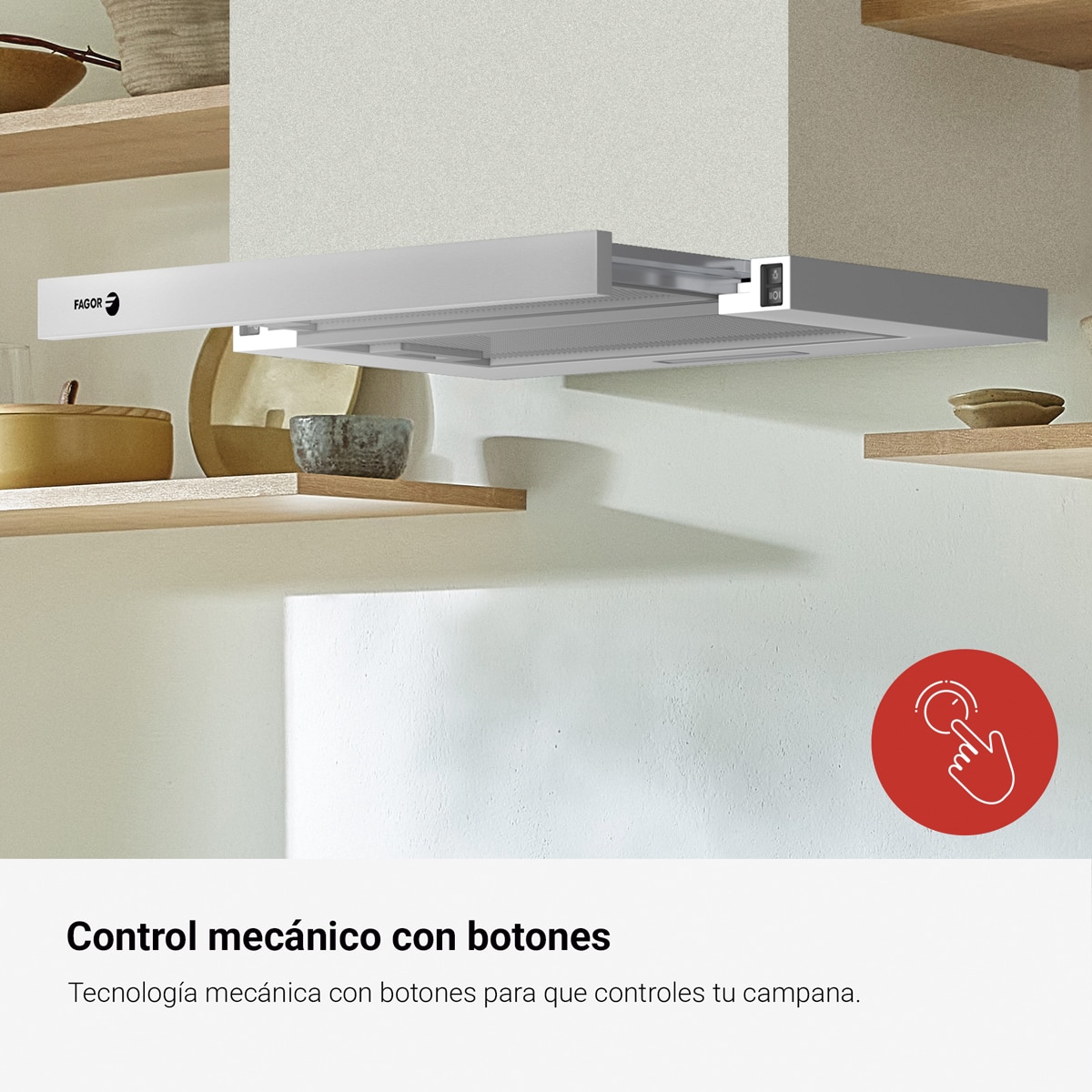 Campana telescópica Fagor 3 velocidades Classic - 3AF3-646X Inox-4