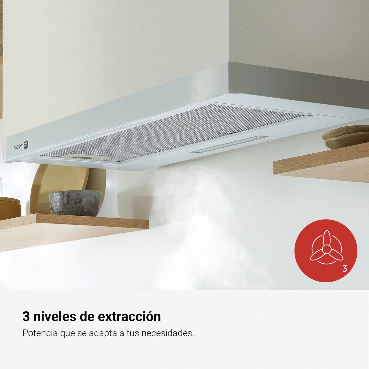 Campana telescópica Fagor 3 velocidades Classic - 3AF3-646X Inox-5