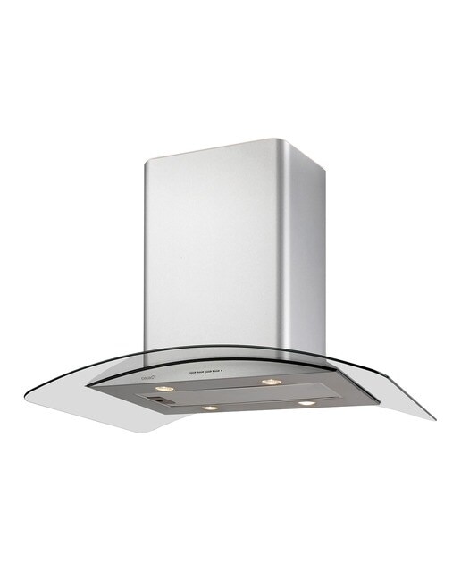 Exaustor de Ilha Cata ISLA GAMMA com 3 Níveis de Extração e de 90 cm - Inox e Vidro Inox-1