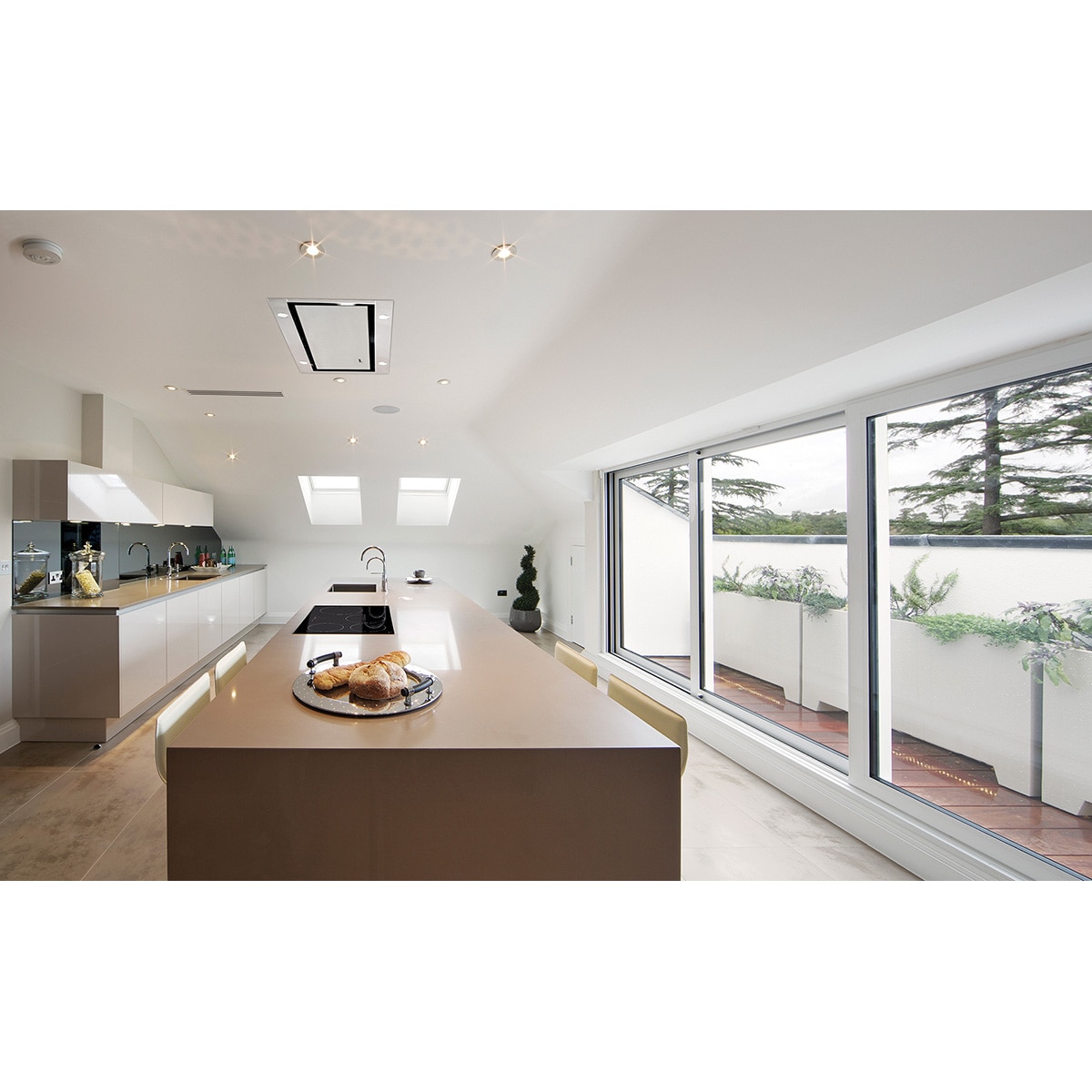 Exaustor de Teto Encastrável Cata ISLAFENIX1000X de 4 Velocidades e de 100 cm - Inox Inox-3