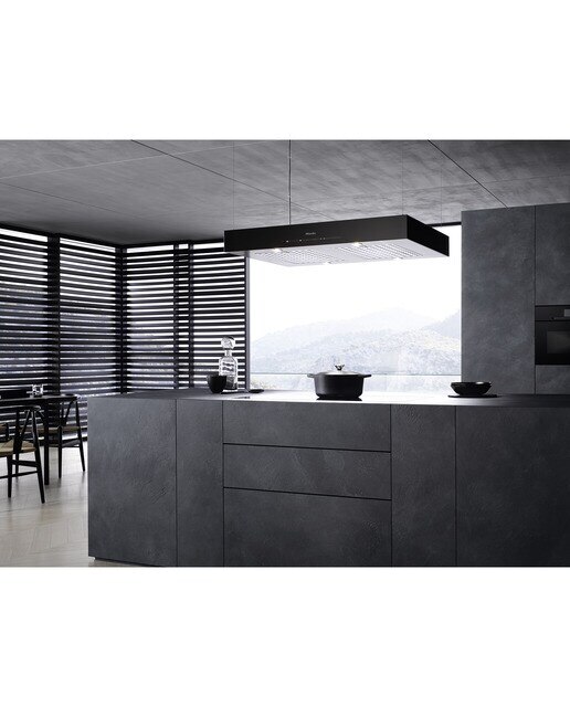 Exaustor de Ilha Miele DA 6708 D Aura Ed. 6000 com Iluminação LED - Preto Obsidiana Preto-4