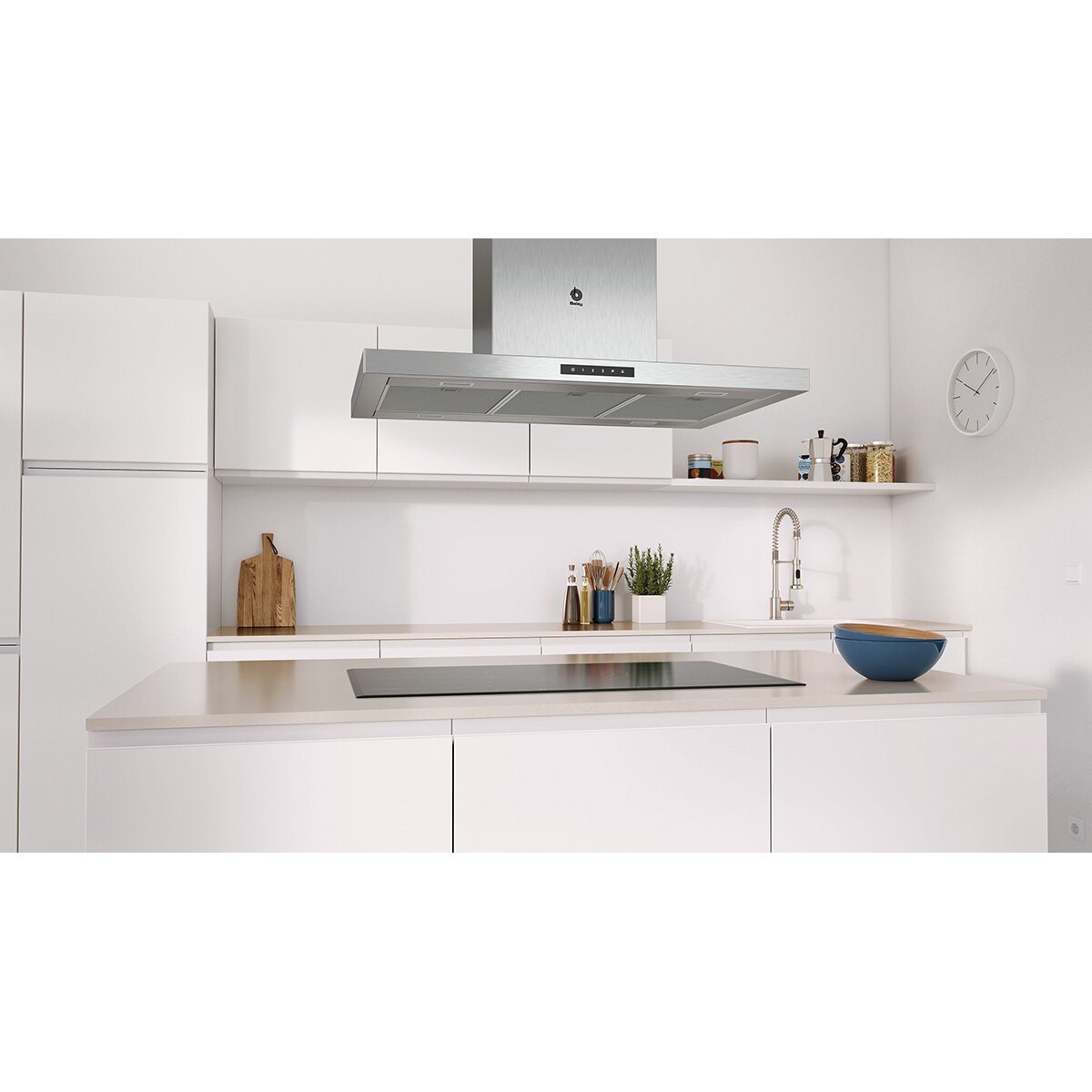 Campana isla Balay 4 niveles de extracción - 3BI997GX Acero Inox-4