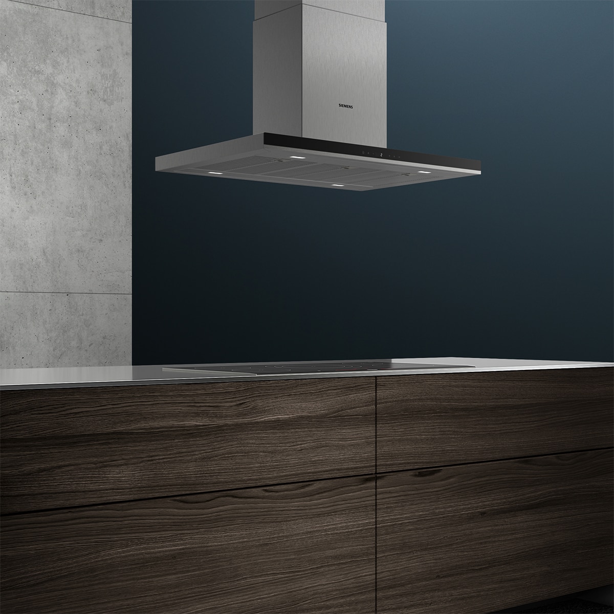 Exaustor de Ilha Siemens iQ500 LF98BIP50 com 5 Velocidades e de 90 cm - Inox Aço inoxidável-5