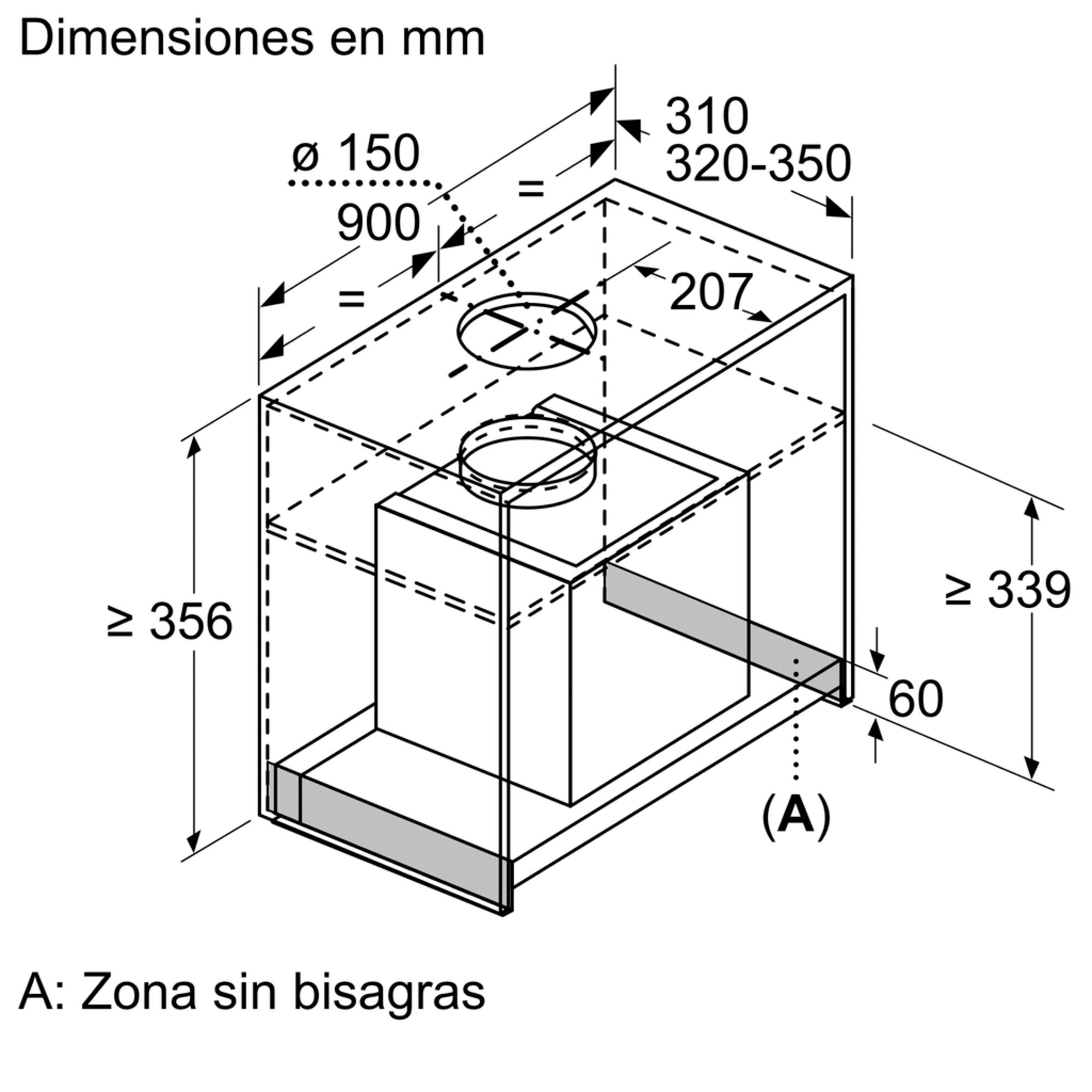 Exaustor de Filtragem Balay 3BD896MX com 3 Níveis de Extração e de 89,4 cm - Inox Aço inoxidável-4